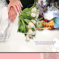 EA Wedding Planner - Postcard Design by Cesar Omar Sanchez. Photostocks provided by client. 